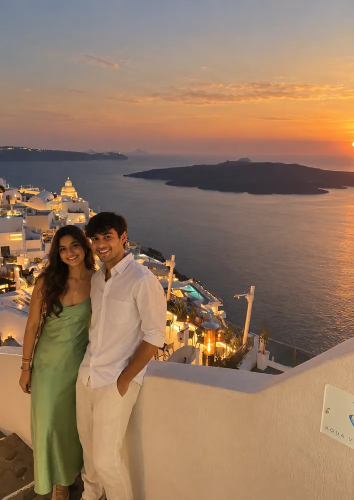 That Santorini sunset was the perfect ending to our Greece getaway